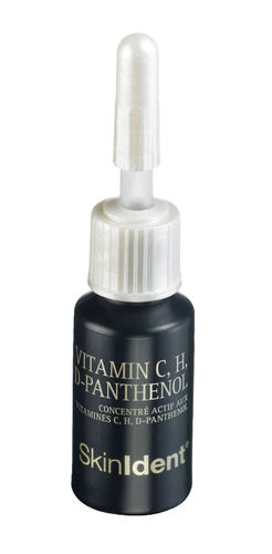 SkinIdent Vitamin C-H-D-Panthenol-ampulli tehotiiviste