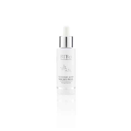 BTB13 Glycolic Acid Night Peel -Midnight Renewal -kuoriva seerumi