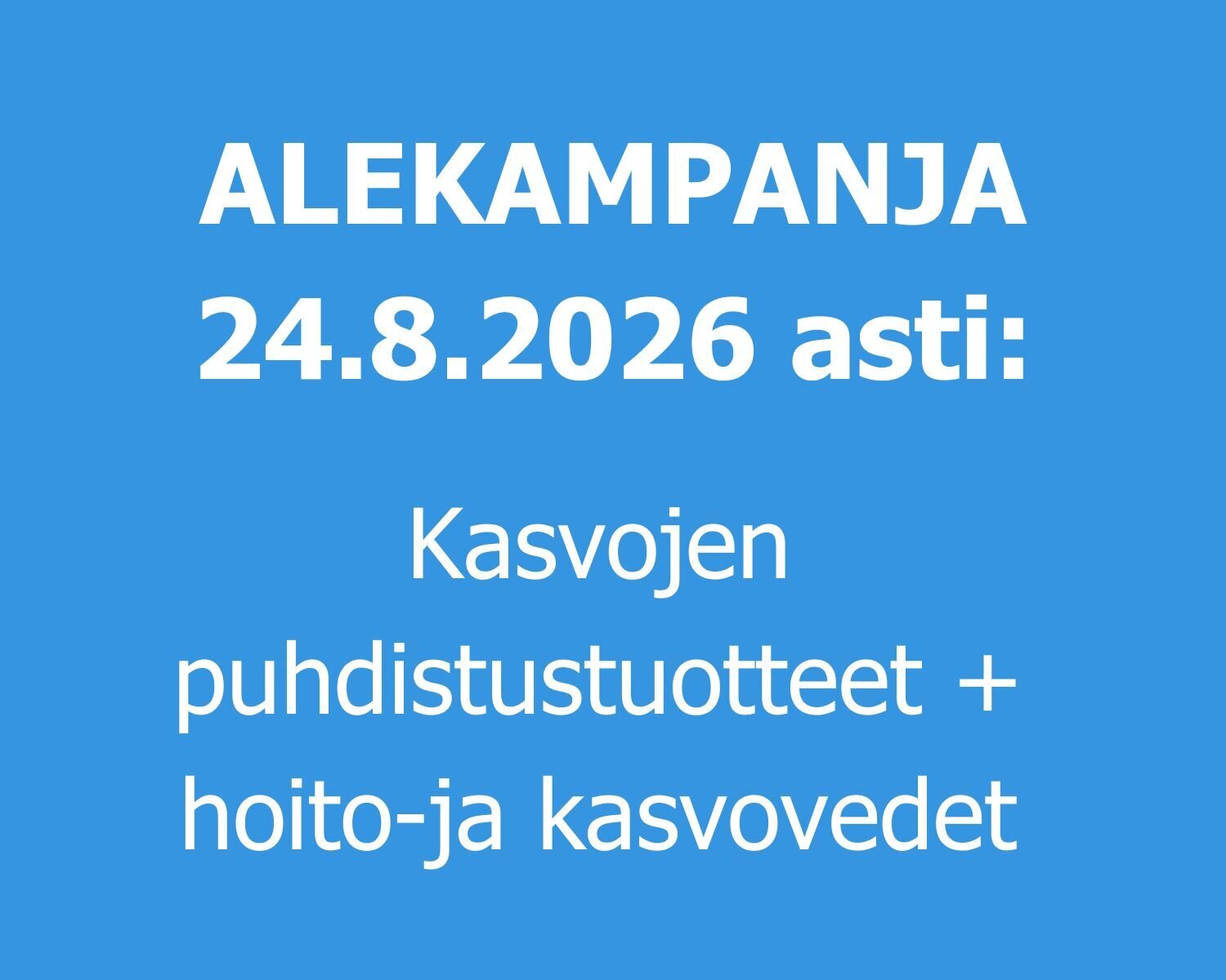 Kampanja-alennukset
